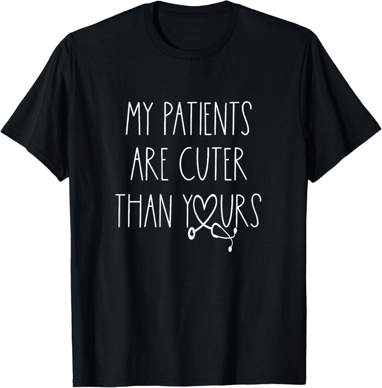 Pediatrician Valentines Day Nurse PEDs Pediatrist Doctor T-Shirt - T-Shirt | Black