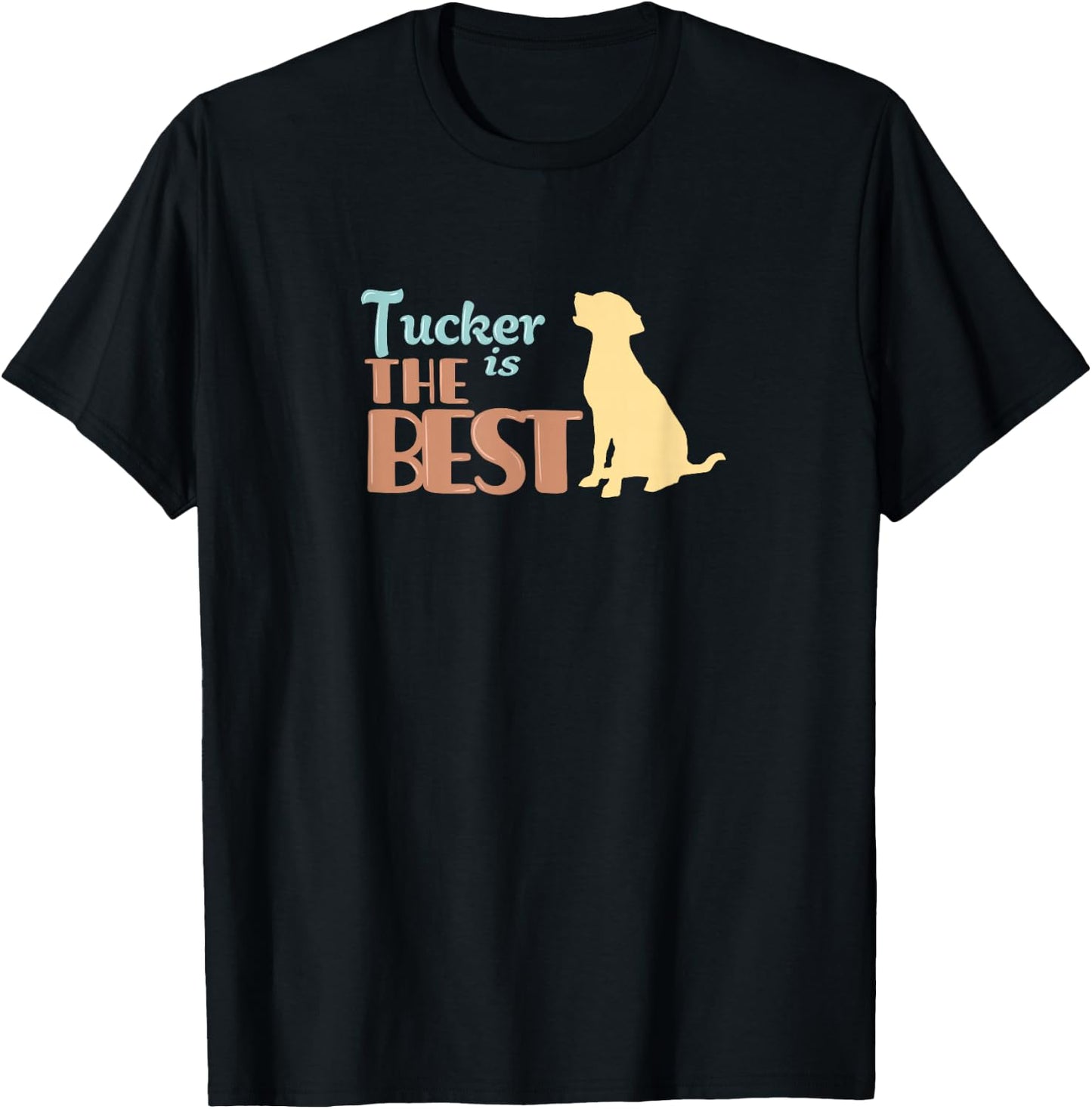 Tucker Dog Name Tucker Puppy Gift Women T-Shirt - T-Shirt | Black