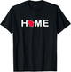 WISCONSIN - Home State - Classic T-Shirt - T-Shirt | Black