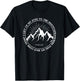 I lift up my eyes to the mountains Psalm 121:1 Bible Faith T-Shirt - T-Shirt | Black
