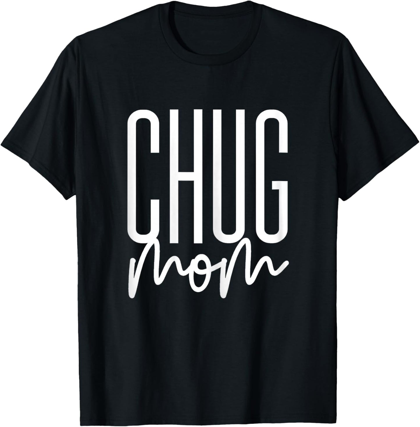 Chug Mom Chihuahua Pug Mix Dog I Love My Chug T-Shirt - T-Shirt | Black