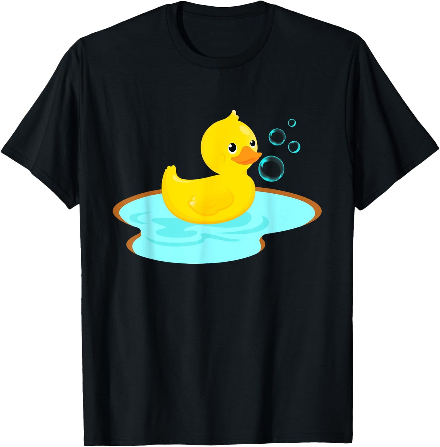Cute Duckling Kids Gift Duck T-Shirt - T-Shirt | Black