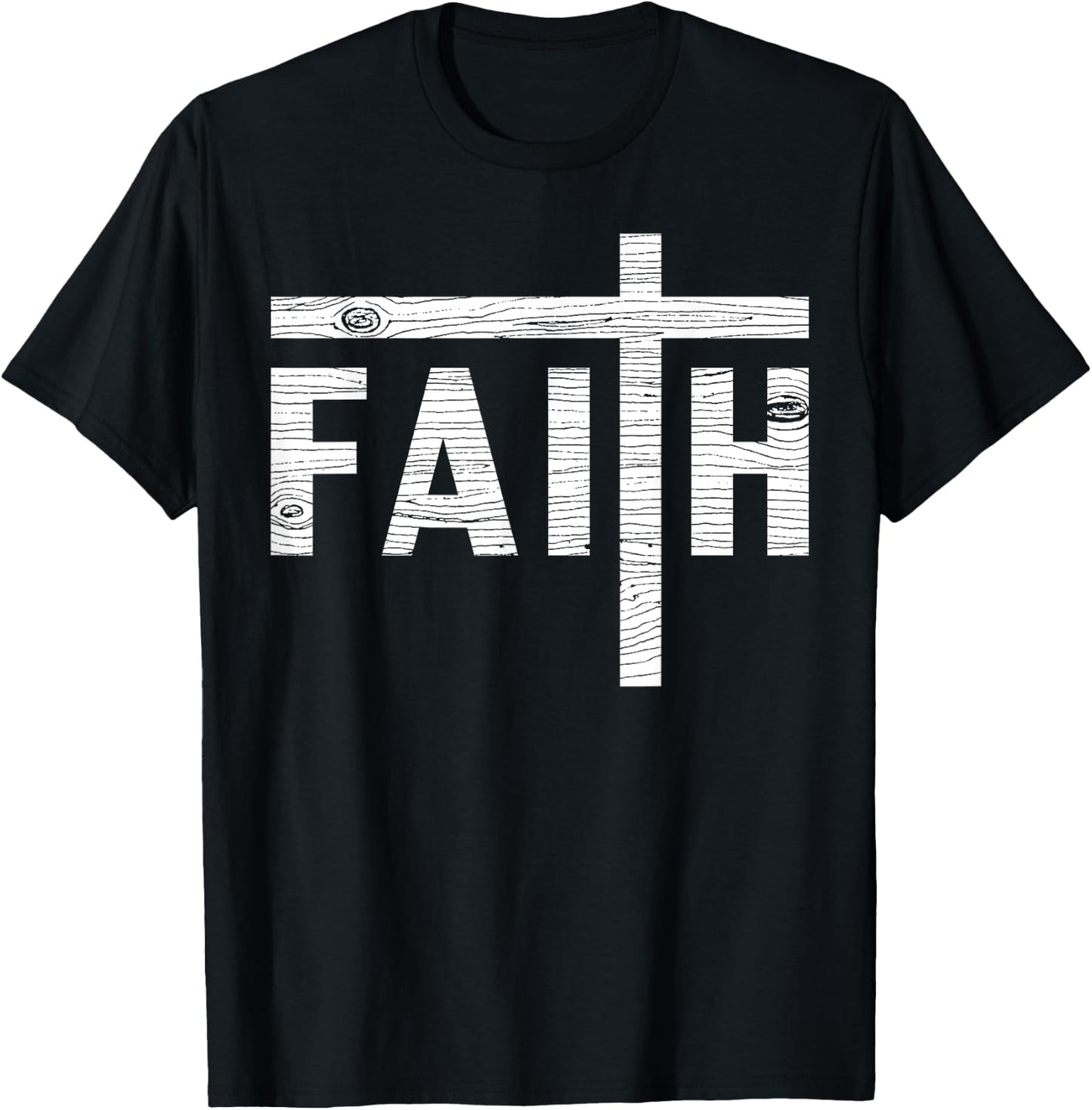 Christian Faith And Cross Jesus Believer Gift Women T-Shirt - T-Shirt | Black