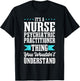 Psychiatric Nurse Practitioner PMH Psych Mental Health RN T-Shirt - T-Shirt | Black