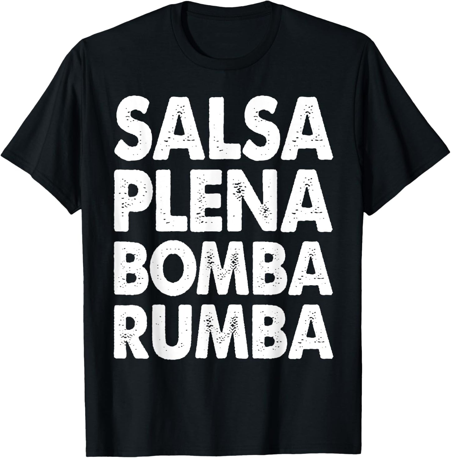 Funny Salsa Dance Shirts Women Salsa Plena Bomba Rumba T-Shirt - T-Shirt | Black