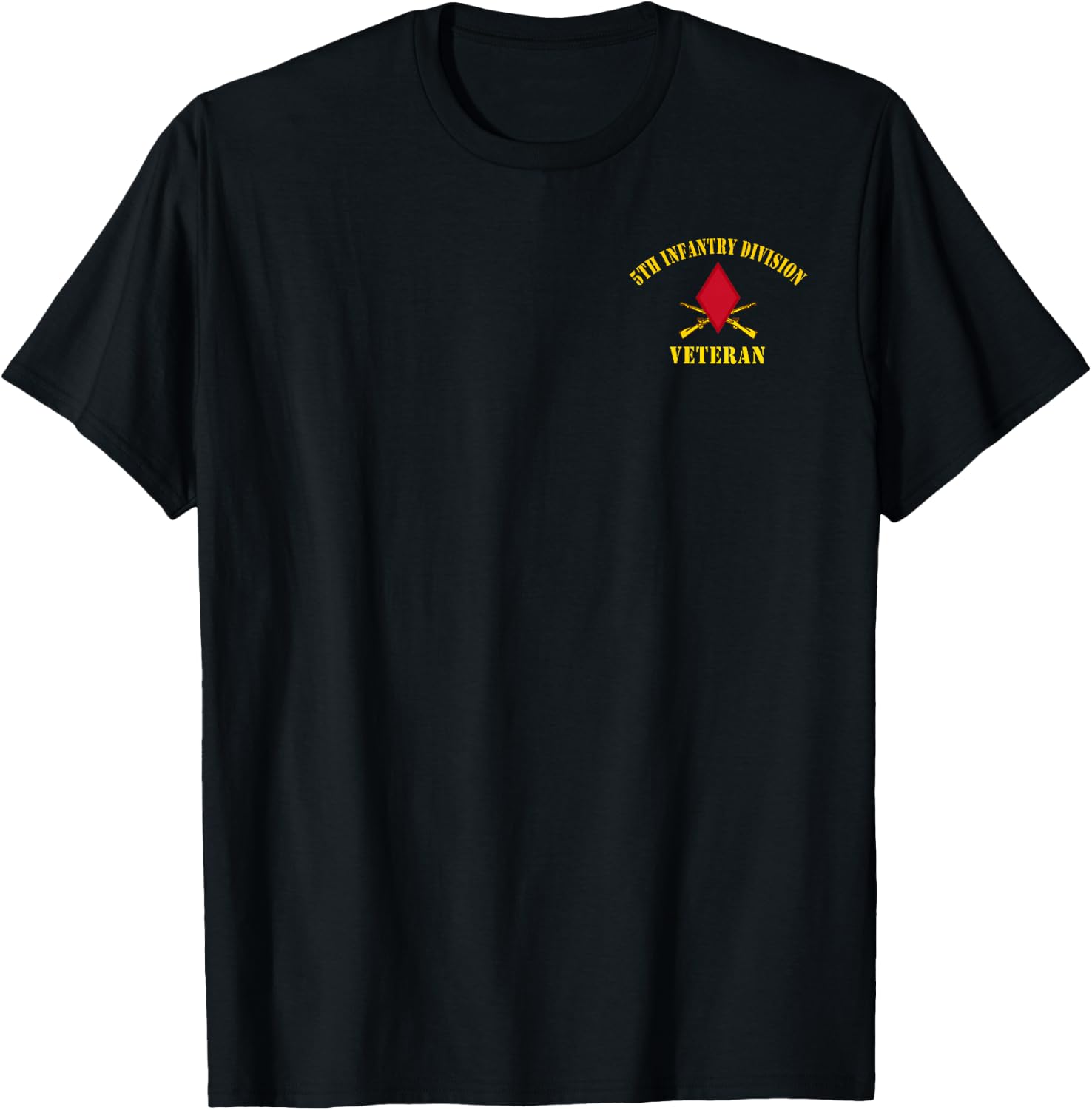 "Red Devils" 5th Infantry Division Shirt Veterans Day T-Shirt - T-Shirt | Black