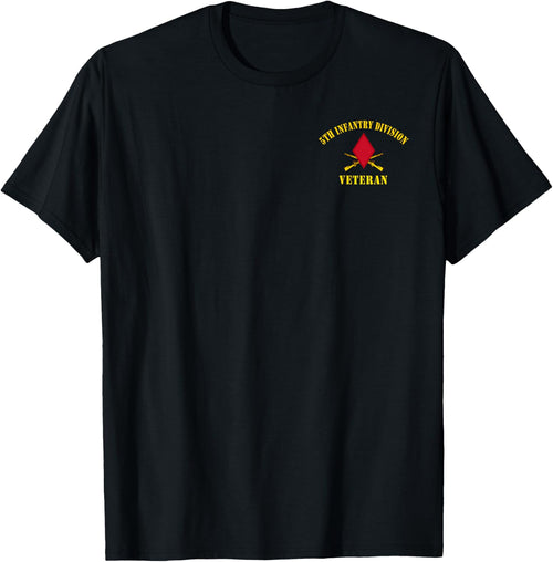 "Red Devils" 5th Infantry Division Shirt Veterans Day