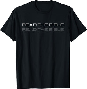 read the BIBLE T-Shirt - T-Shirt | Black