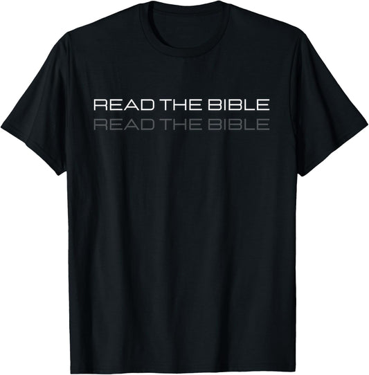 read the BIBLE T-Shirt - T-Shirt | Black