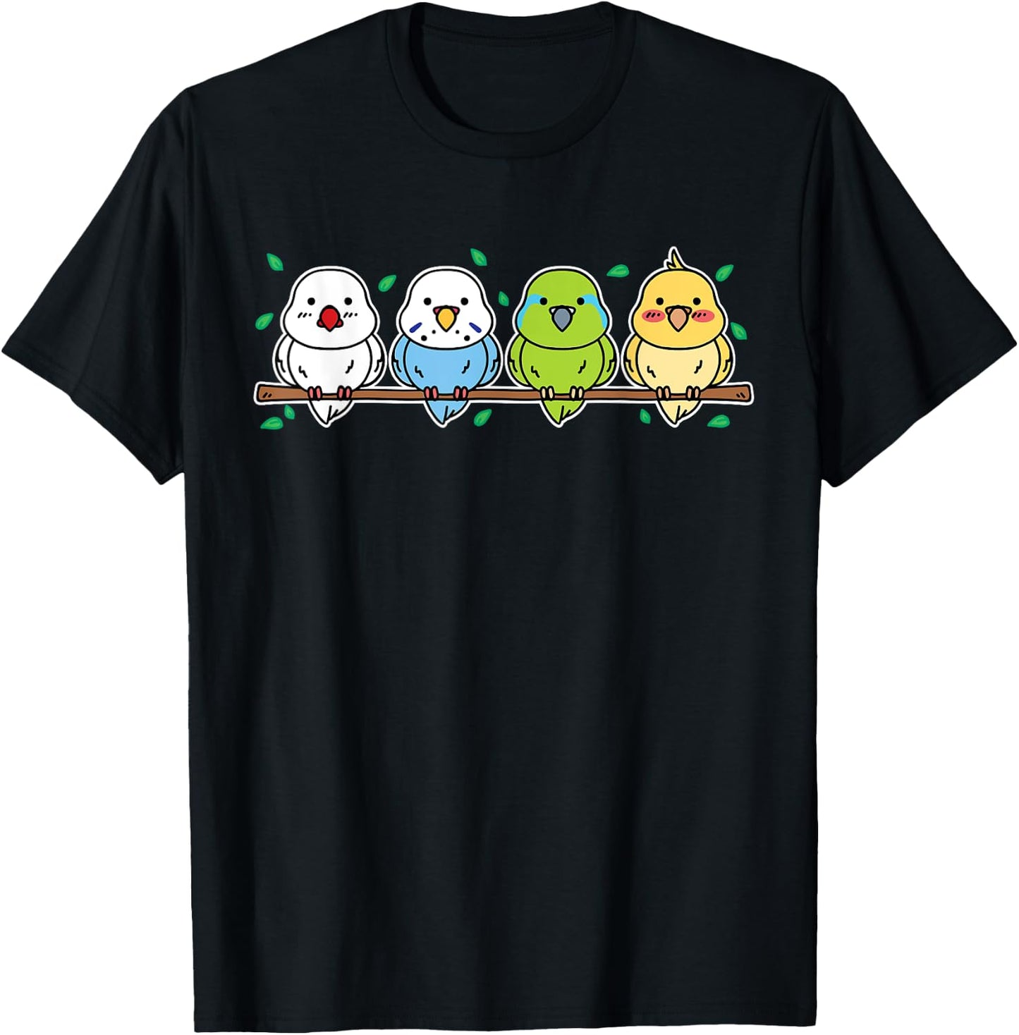 Parakeet gifts for Parakeet Owners cute Budgie T-Shirt - T-Shirt | Black