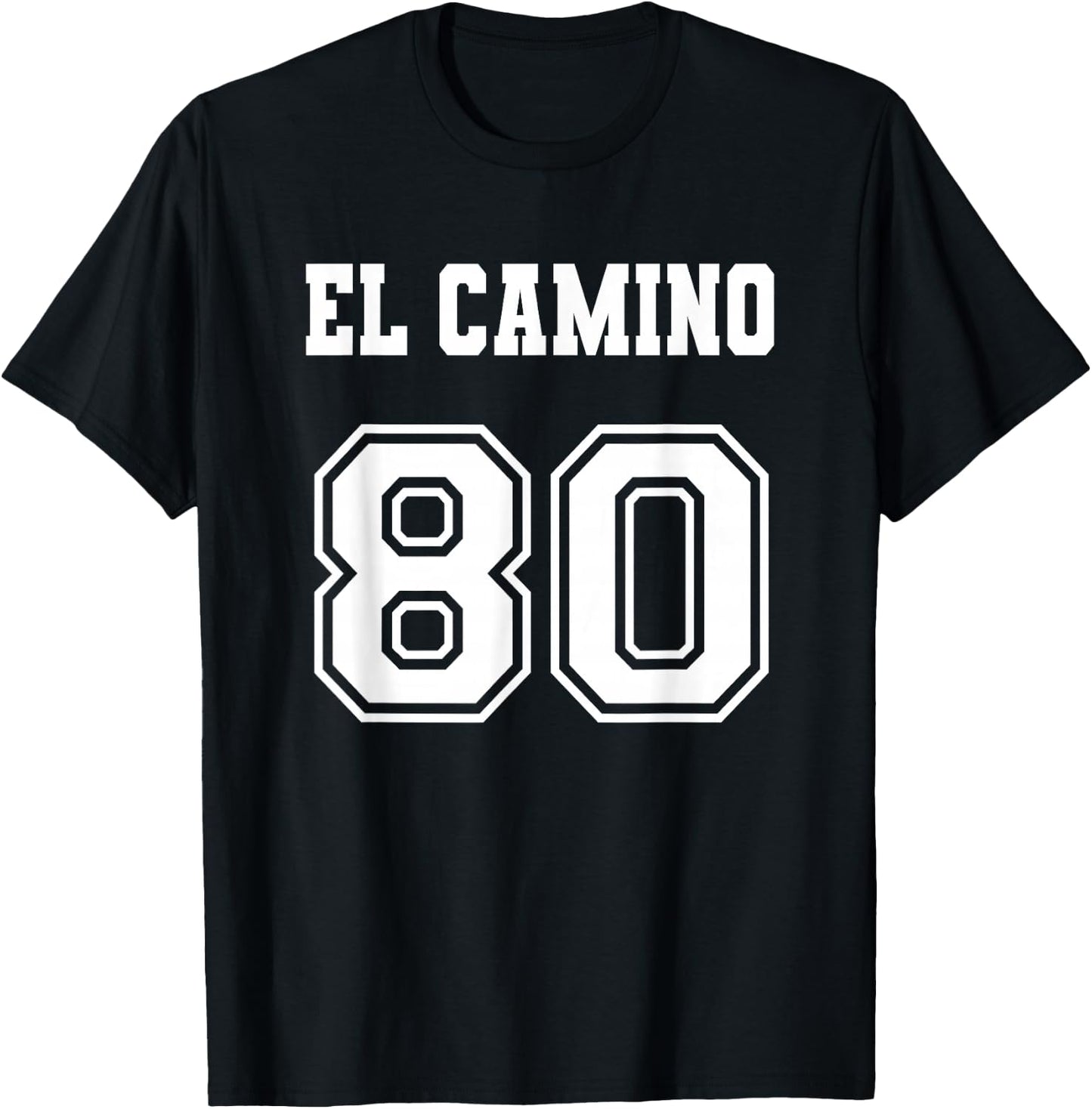 Jersey Style El Camino 80 1980 T-Shirt - T-Shirt | Black