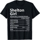 SHELTON GIRL CT CONNECTICUT Funny City Home Roots USA Gift T-Shirt - T-Shirt | Black
