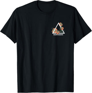 Imagine Dragons Floral Prism T-Shirt - T-Shirt | Black