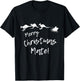 Australian Christmas Shirt - Kangaroo Christmas Gift T-Shirt - T-Shirt | Black