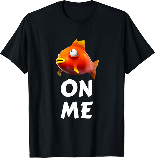 Fishy On Me , Kids & Youth gamers T-Shirt - T-Shirt | Black