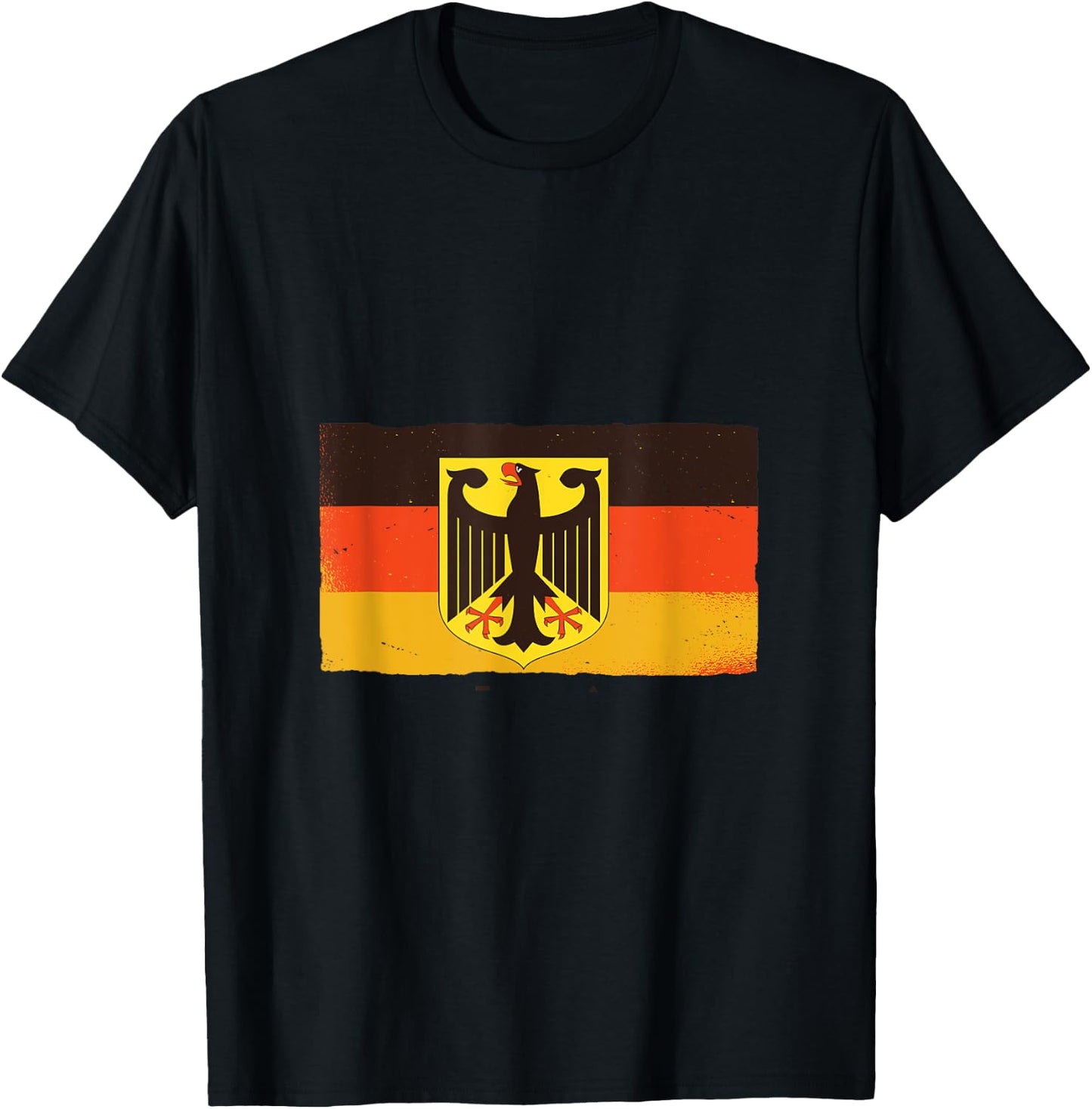 GER German Eagle Bird Germany Deutschland Country Gift T-Shirt - T-Shirt | Black