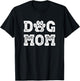 Dog Mom Gifts - Cute Puppy Paw Print T-Shirt - T-Shirt | Black