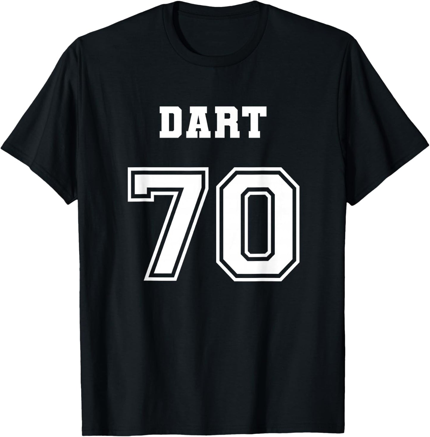 Jersey Style Dart 70 1970 Old School Muscle Classic Car T-Shirt - T-Shirt | Black