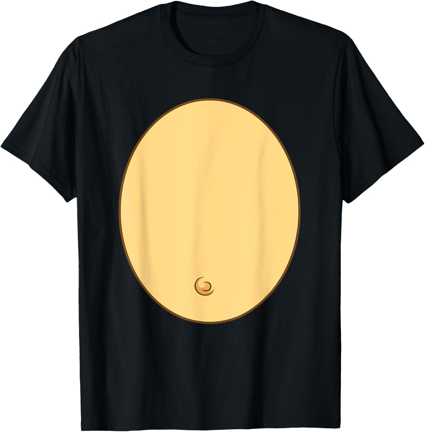 Funny Monkey Belly Costume Kids Adult Halloween T-Shirt - T-Shirt | Black