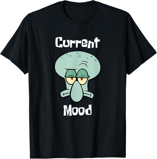 Mademark x SpongeBob SquarePants - Squidward - Current Mood T-Shirt - T-Shirt | Black