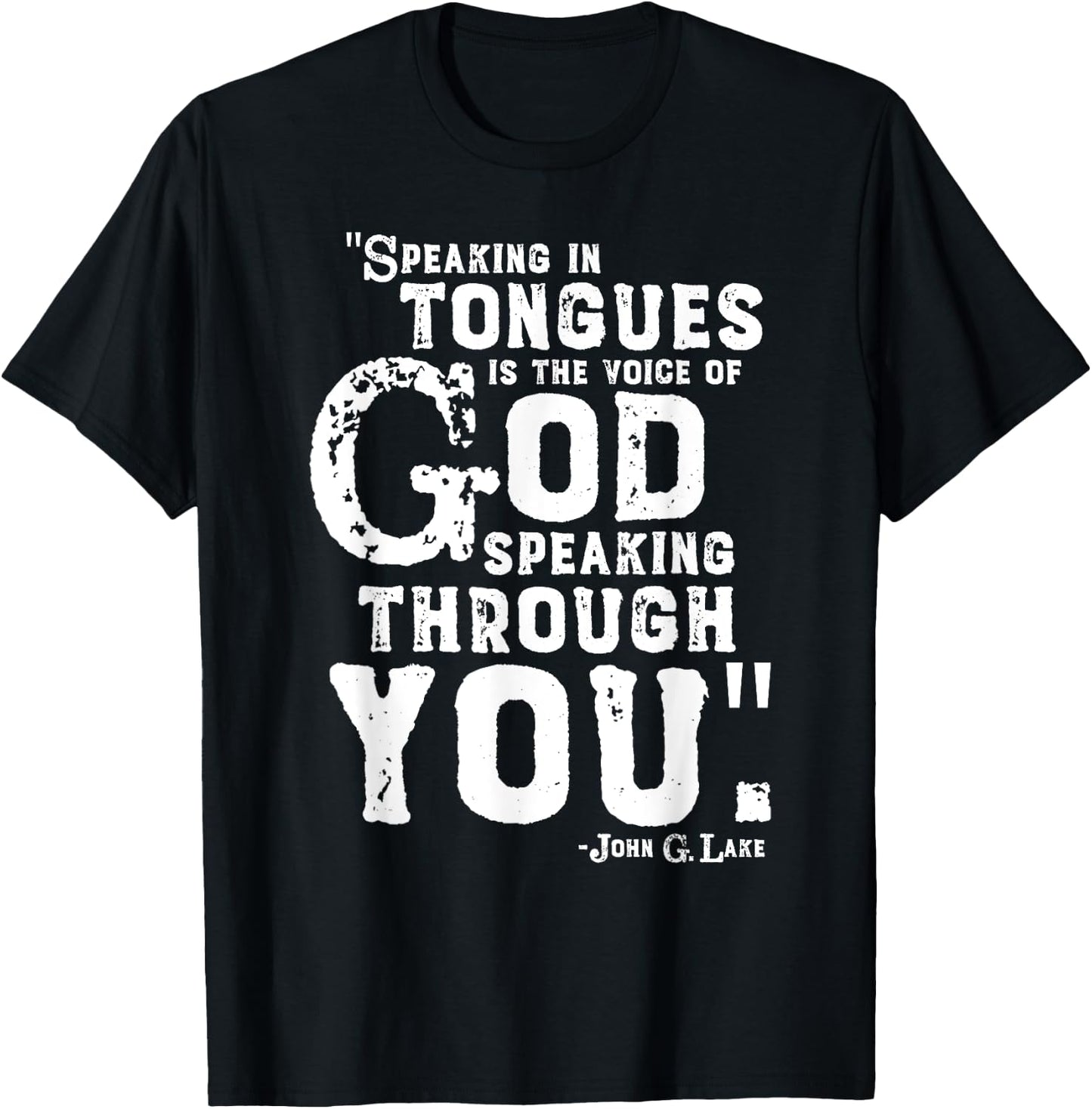 Speaking in Tongues T-Shirt - T-Shirt | Black