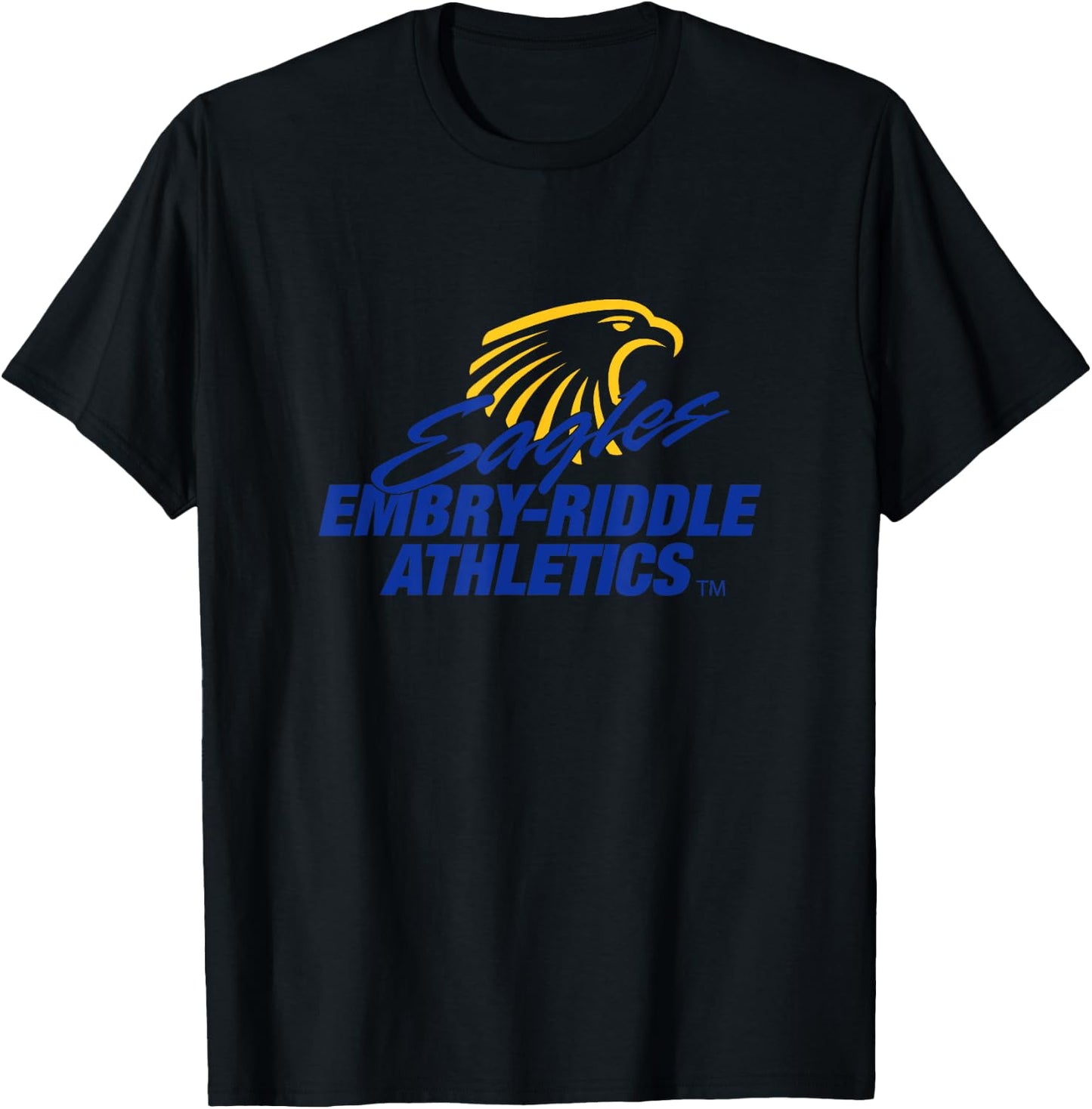 License Champs | Embry Riddle Eagles -Youth Black T-Shirt - T-Shirt | Black