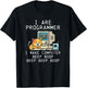 Programmer Cat Beep Boop Coding Women T-Shirt - T-Shirt | Black
