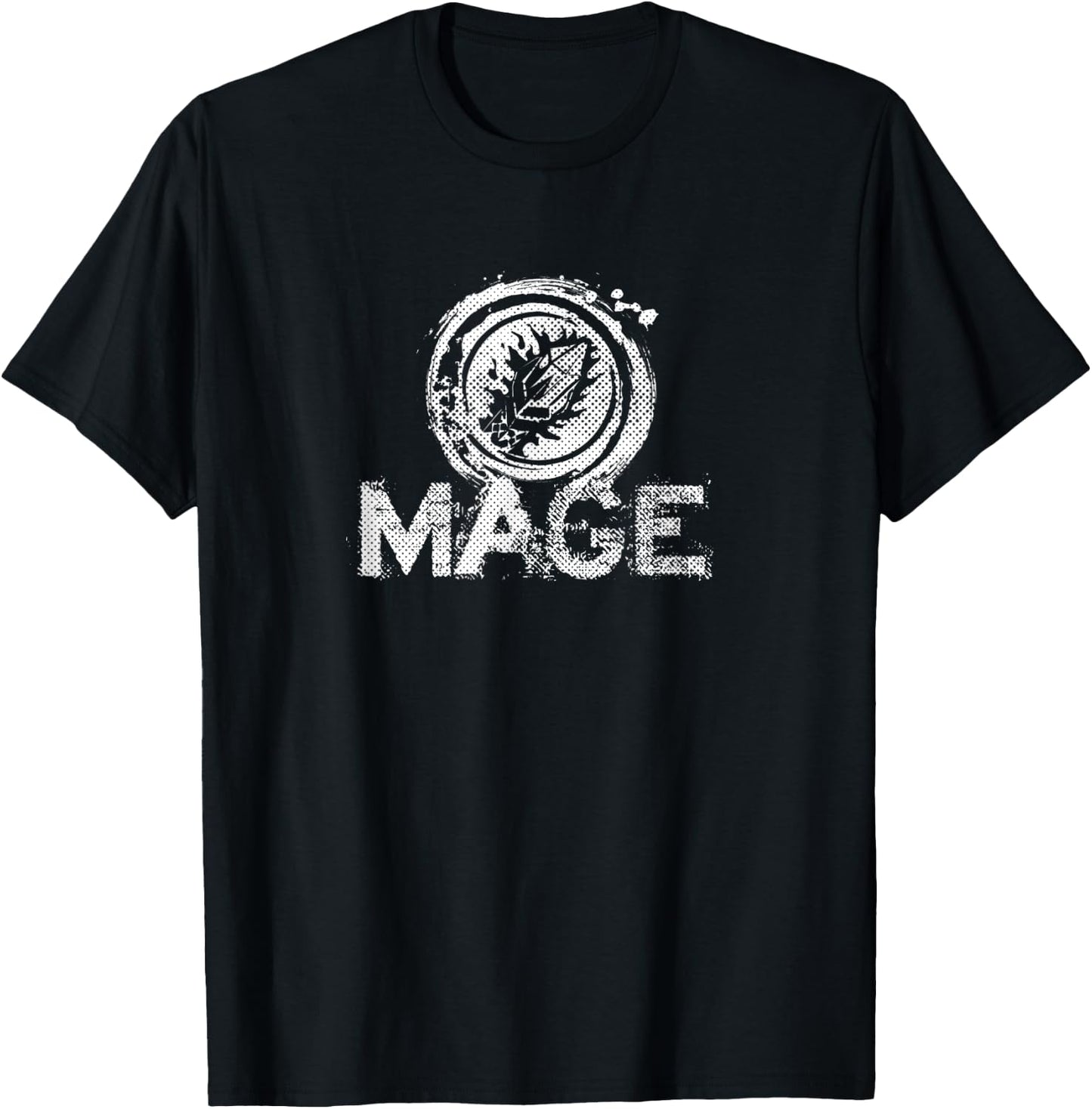Wow Mage Role Playing Gamer T-Shirt - T-Shirt | Black
