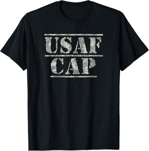 Awesome Civil Air Patrol for USAF CAP Members T-Shirt - T-Shirt | Black