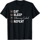 Pharmacy School Eat Sleep Repeat - Future Pharmacist Gifts T-Shirt - T-Shirt | Black