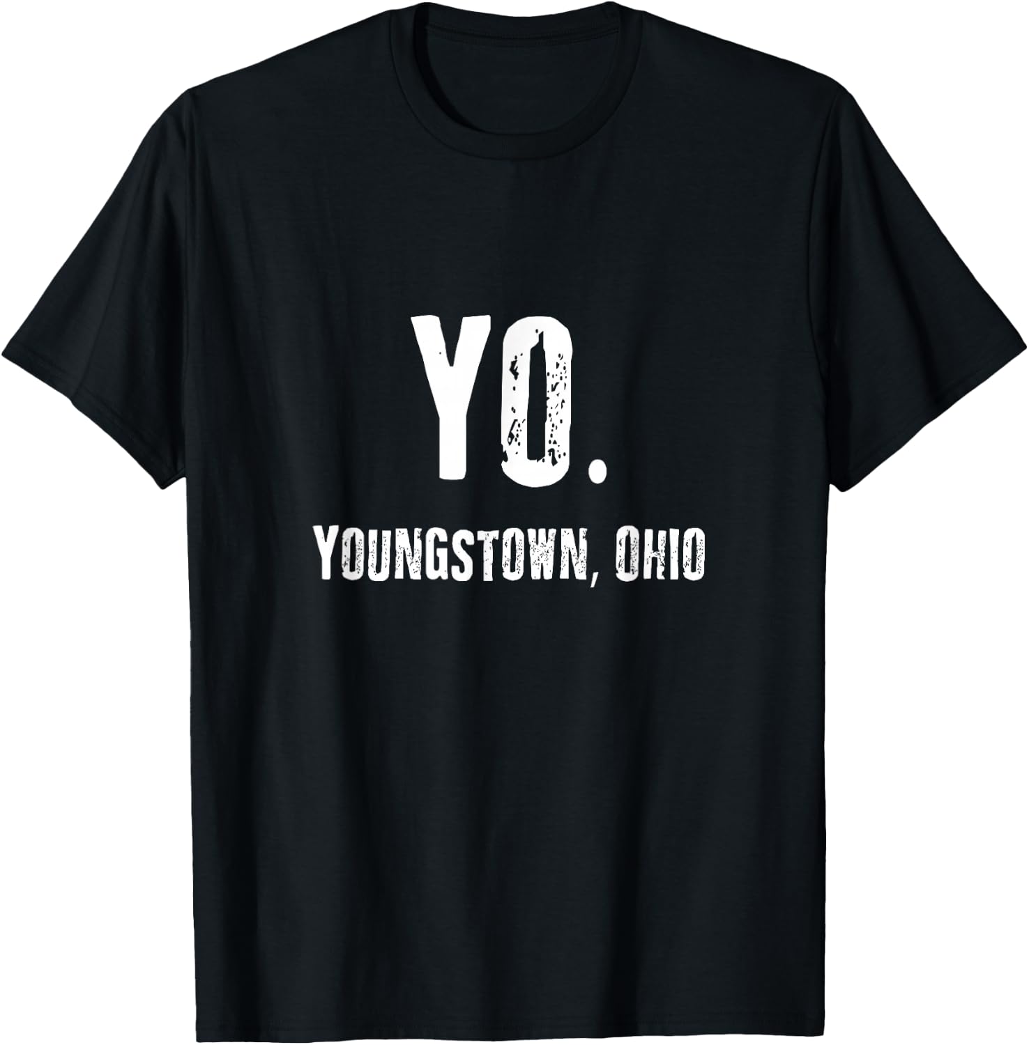 YO. Youngstown, Ohio. Midwest City T-Shirt - T-Shirt | Black