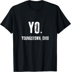 YO. Youngstown, Ohio. Midwest City T-Shirt - T-Shirt | Black