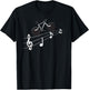 Bicycling Music Bike Music Cycling Gift T-Shirt - T-Shirt | Black