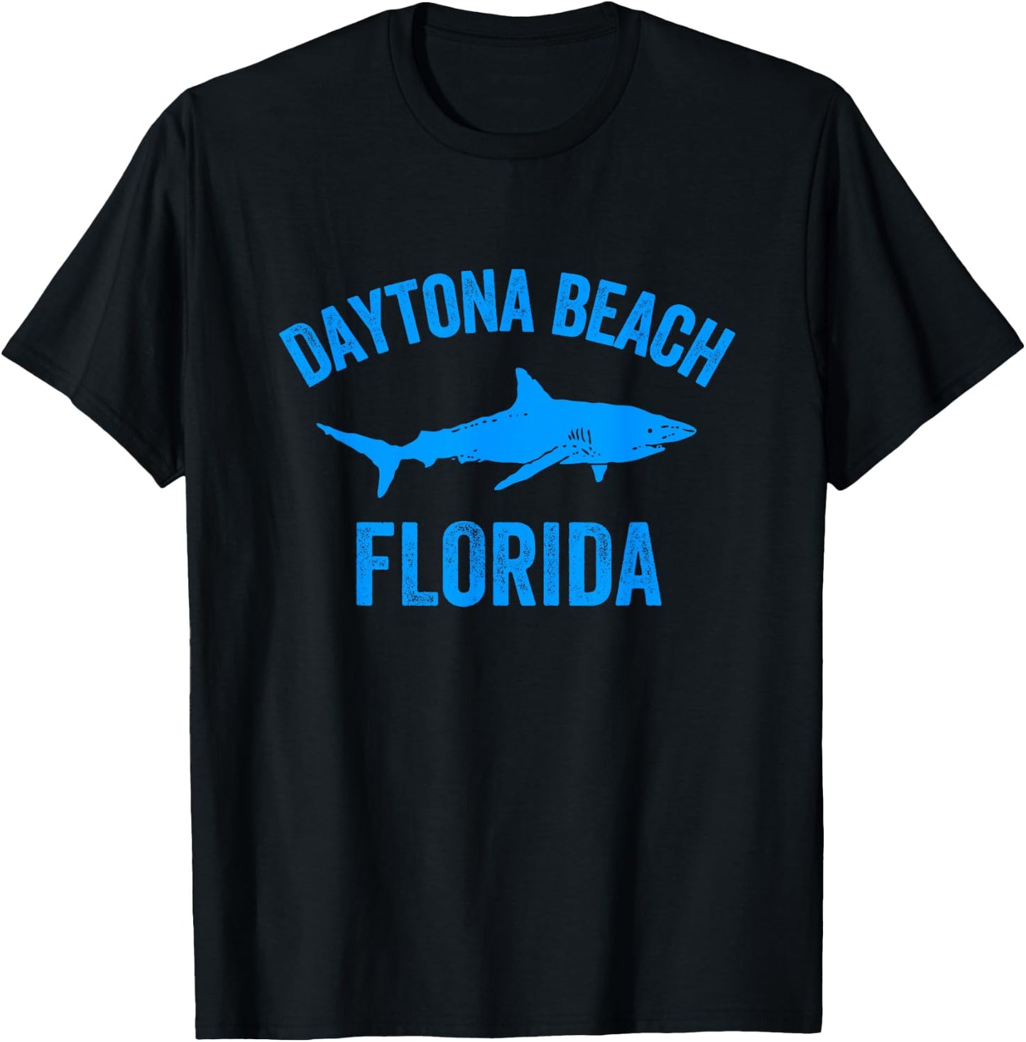 Daytona Beach Shark | Daytona Beach Florida Gift Men Women Girls Kids T-Shirt - T-Shirt | Black