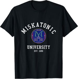 Miskatonic University - emblem logo T-Shirt - T-Shirt | Black