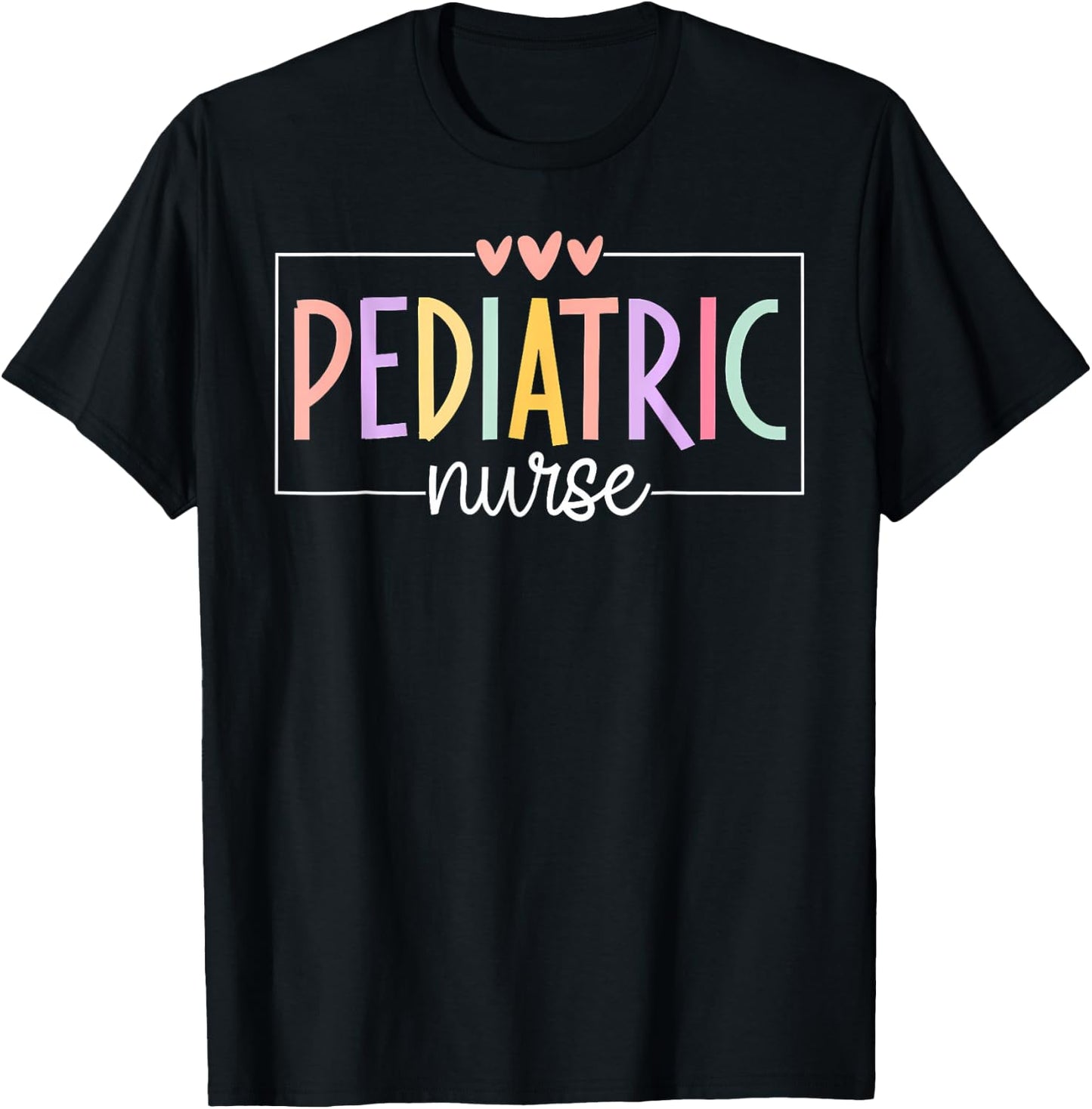Pediatric Nurse PEDS Nursing School NICU Nurse RN Grad T-Shirt - T-Shirt | Black