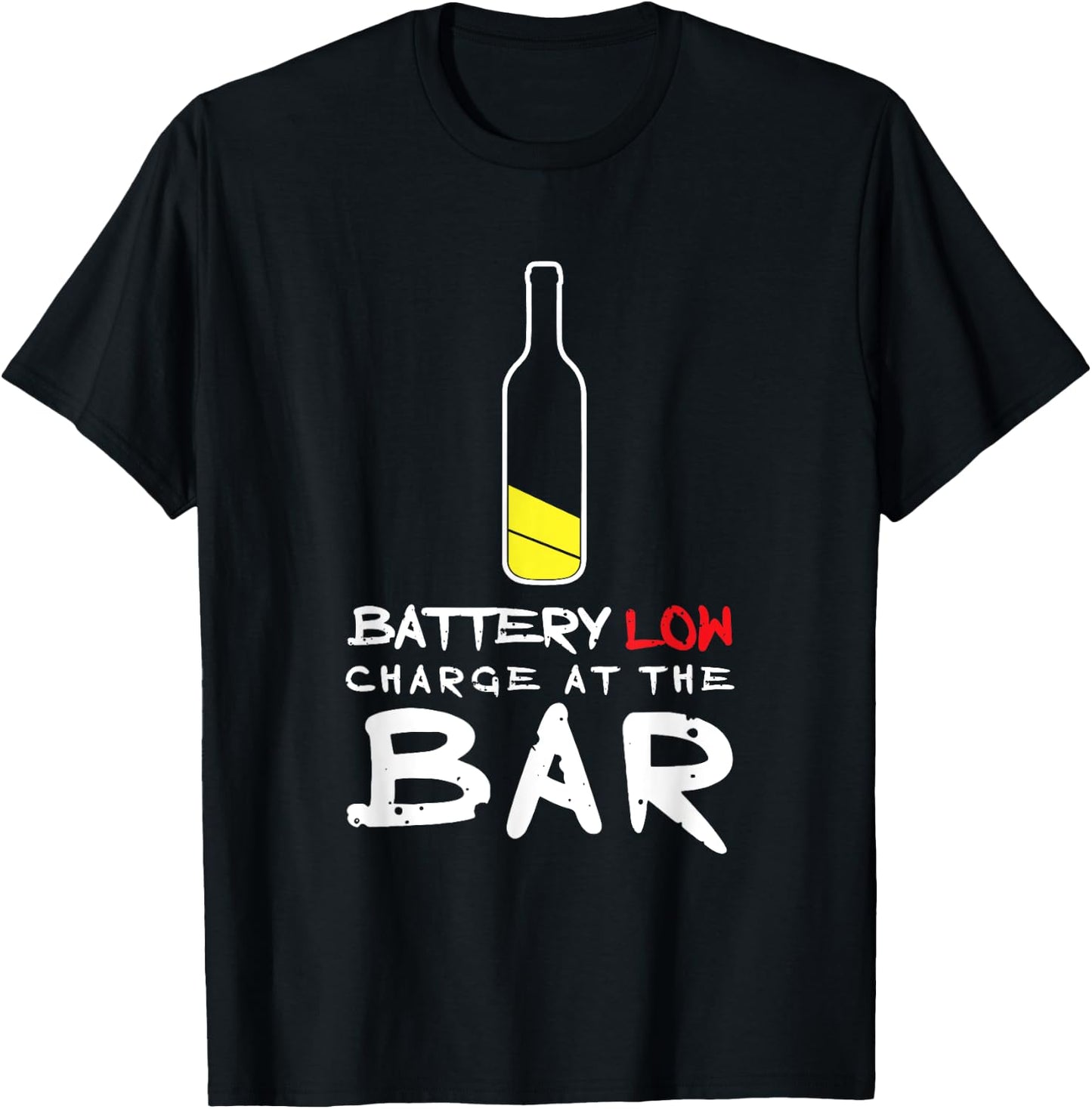 Funny Beer Drinking Charge at the Bar Alcohol Shirt T-Shirt - T-Shirt | Black