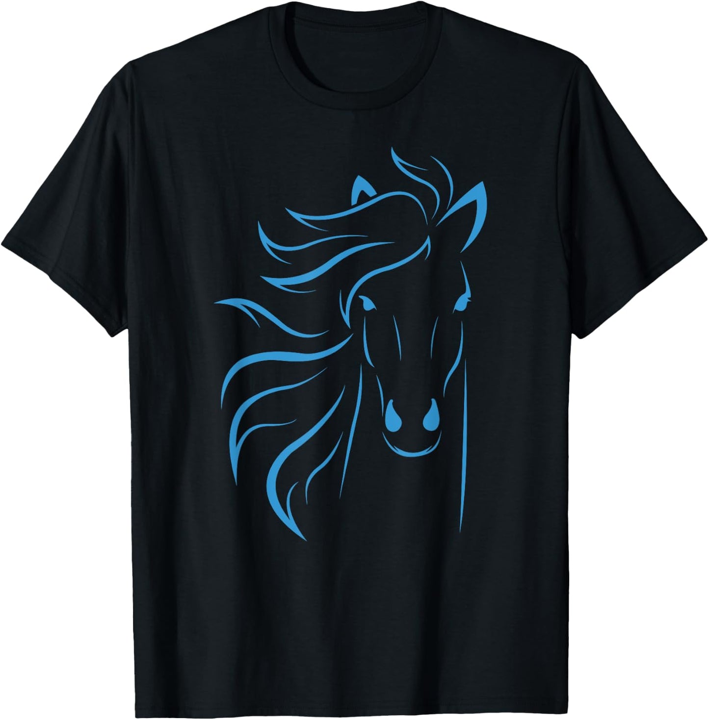Horse Lover Gifts Women's Equestrian Men Horseback Riding T-Shirt - T-Shirt | Black