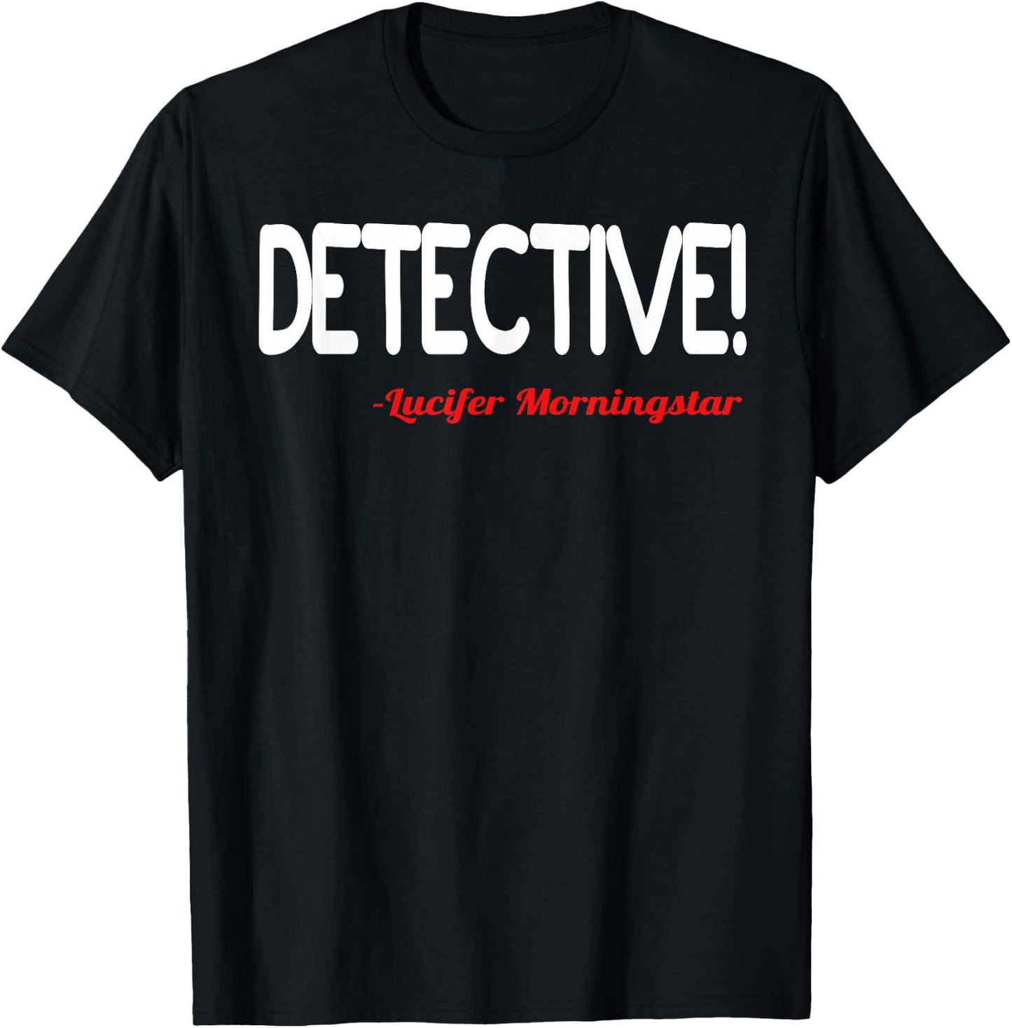 Detective Lucifer T-Shirt - T-Shirt | Black