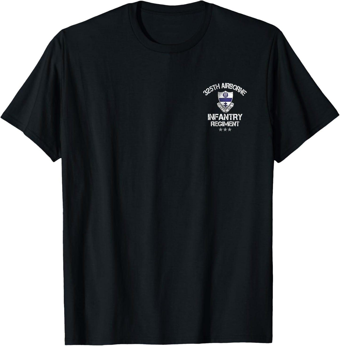 325th Airborne Infantry Regiment Veteran 4th Of July T-Shirt - T-Shirt | Black