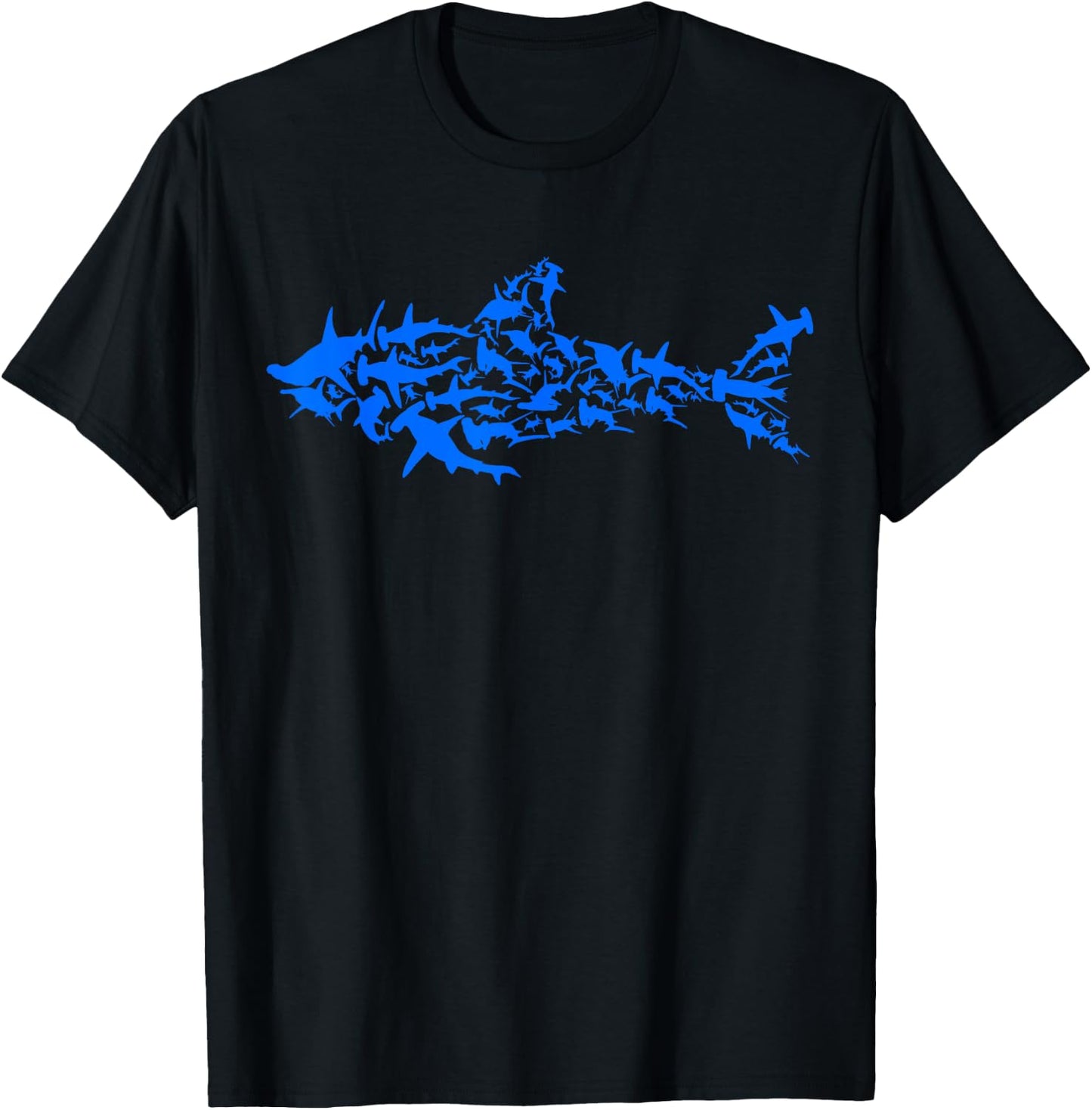 Shark Silhouette - Shark Fish - Sharks T-Shirt - T-Shirt | Black