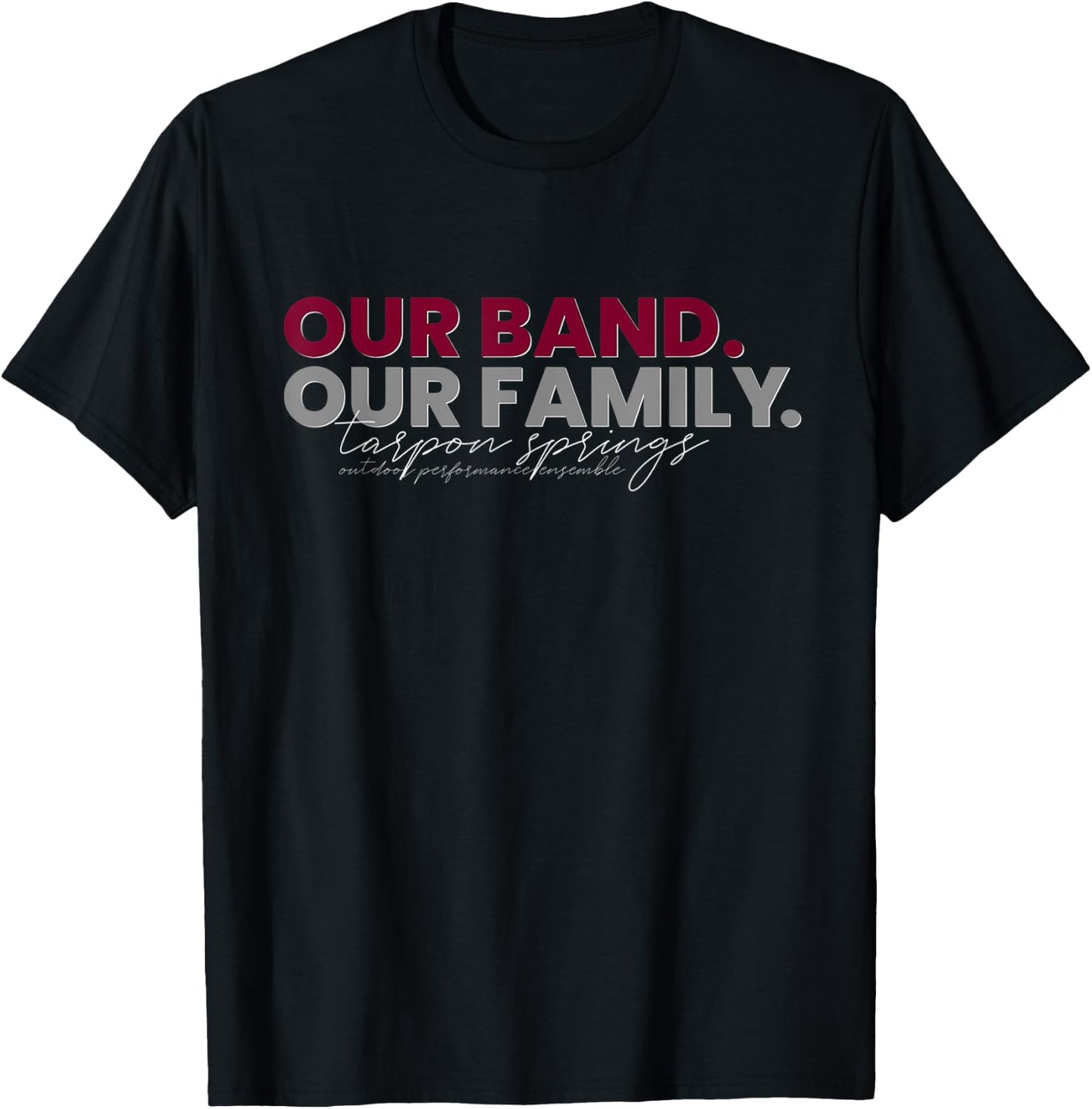Unique Tarpon Springs Marching Band T-Shirt - T-Shirt | Black