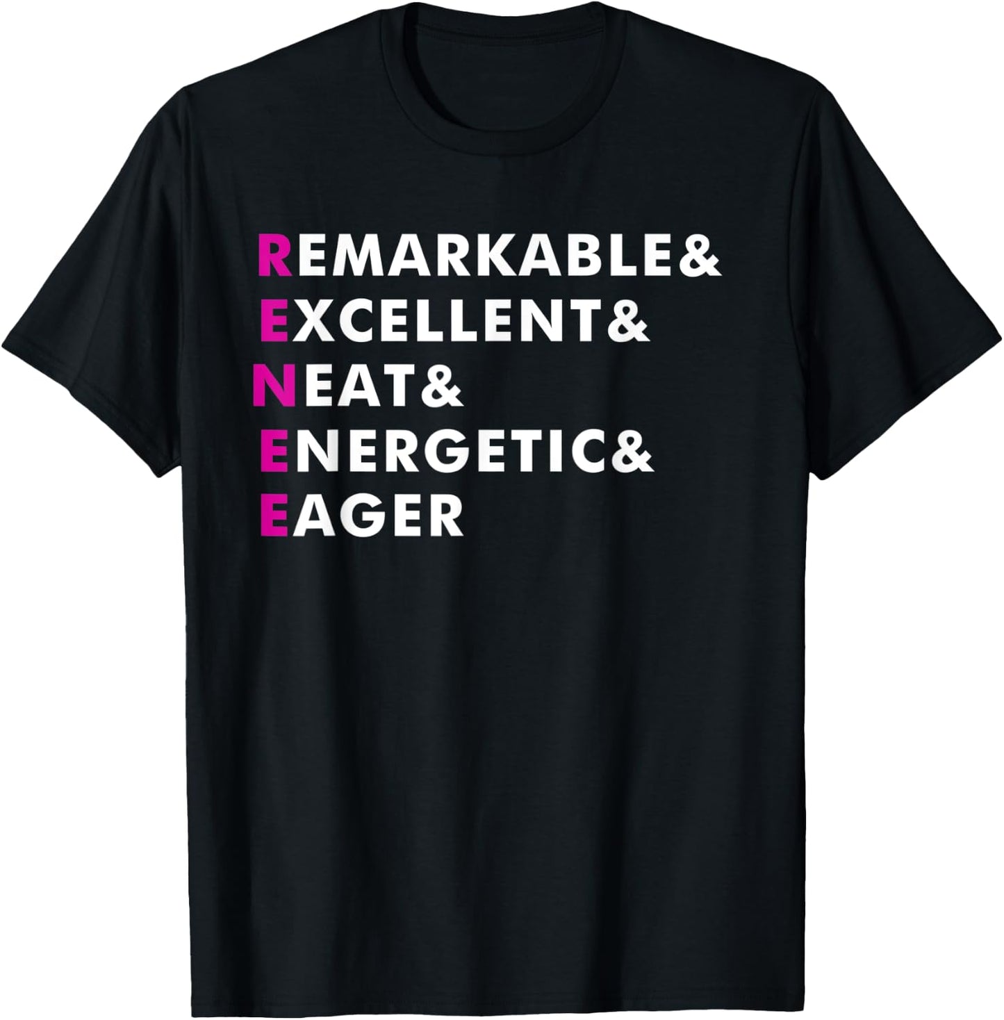 Renee Name Shirt Personalized Gift T-Shirt - T-Shirt | Black