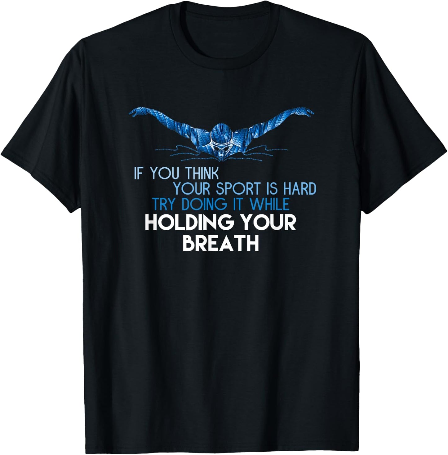 Swimming Team Swim Team T-Shirt - T-Shirt | Black