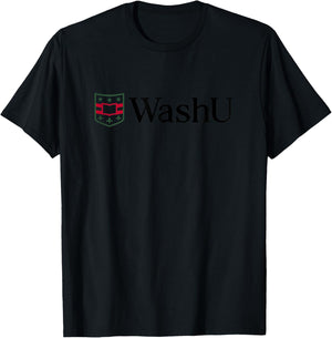 WashU Women's Icon Logo | Washington University in St. Louis T-Shirt - T-Shirt | Black