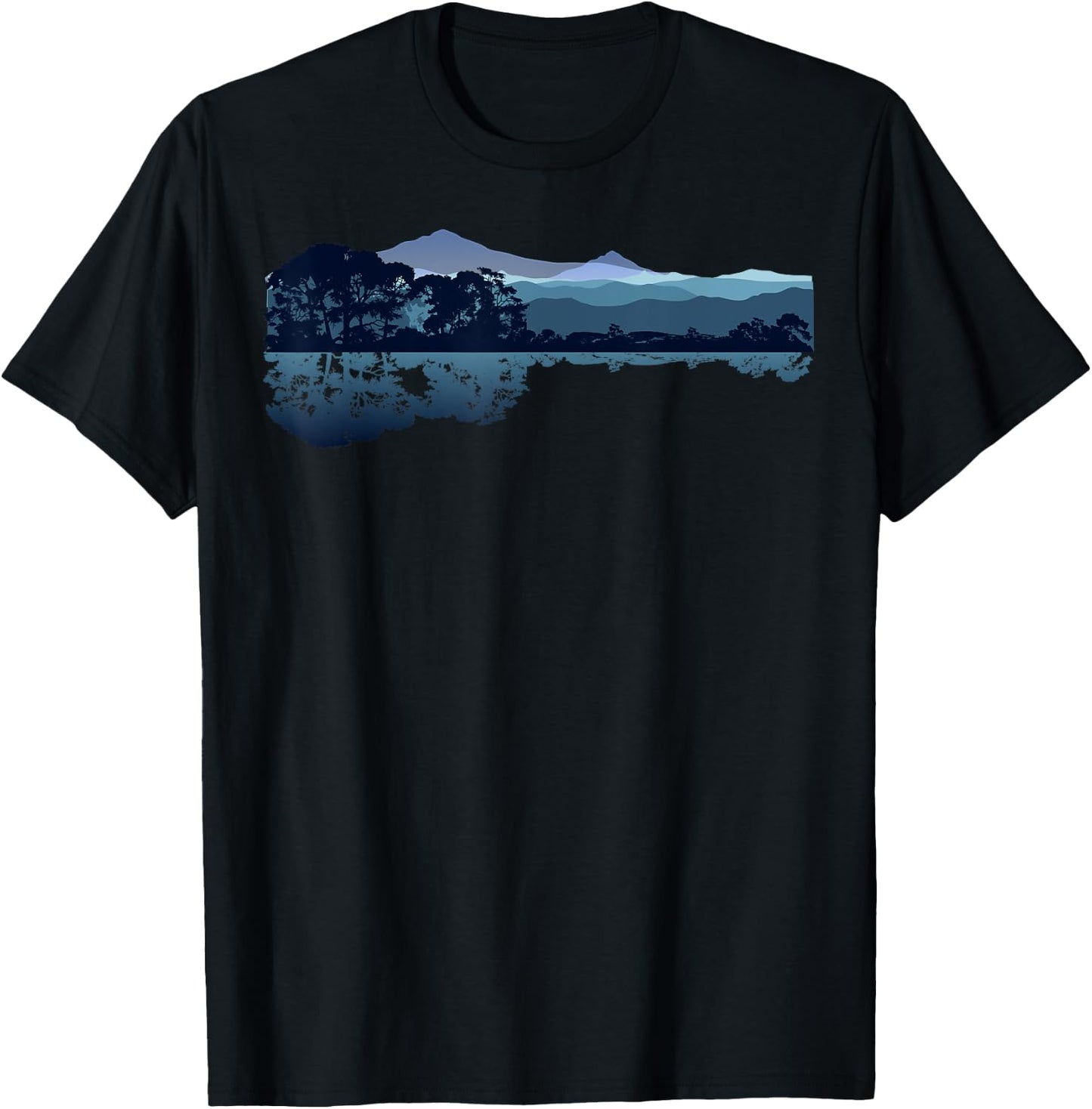 Nature Guitar | Cute Music Environment Lovers Gift T-Shirt - T-Shirt | Black
