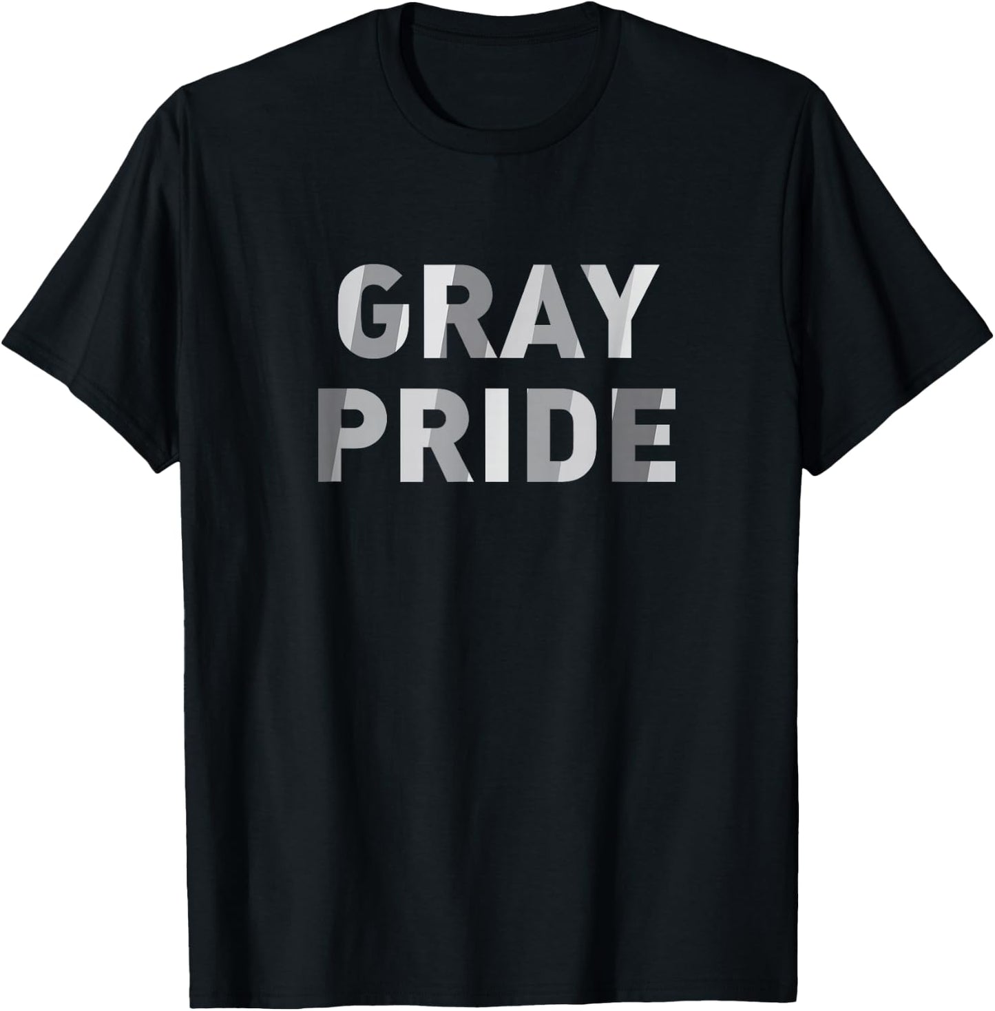 Gray Pride T-Shirt - T-Shirt | Black