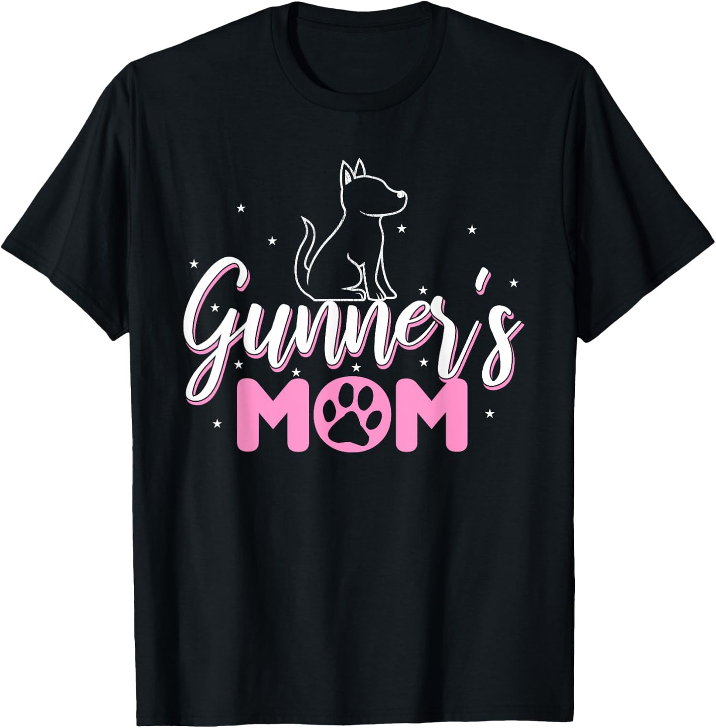 Dog Gunners Mom Women T-Shirt - T-Shirt | Black
