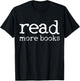 Book Reading Bookworm Librarian Teacher Student Gift T-Shirt - T-Shirt | Black