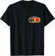 All 63 US National Parks Map Graphic (+ back print) T-Shirt - T-Shirt | Black